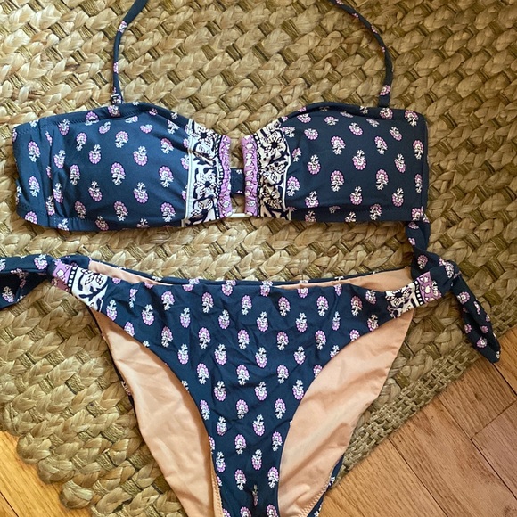 J. Crew Swim J Crew Bandeau Bikini Poshmark